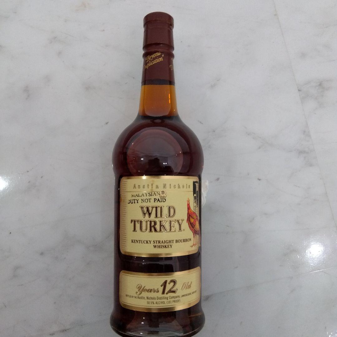 オールドボトル ワイルドターキー12年 ゴールドラベル バーボン