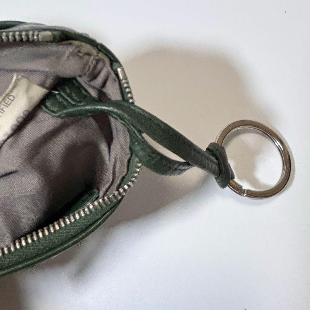 希少 ボッテガヴェネタ ケース キーリング イントレチャート 編み込み