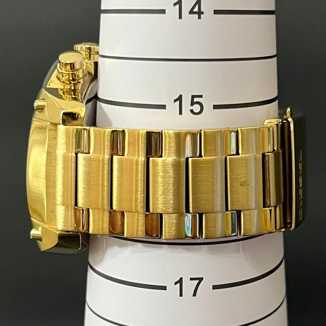 【美品/希少】DIESEL DZ4342 Overflow ゴールド　クロノ