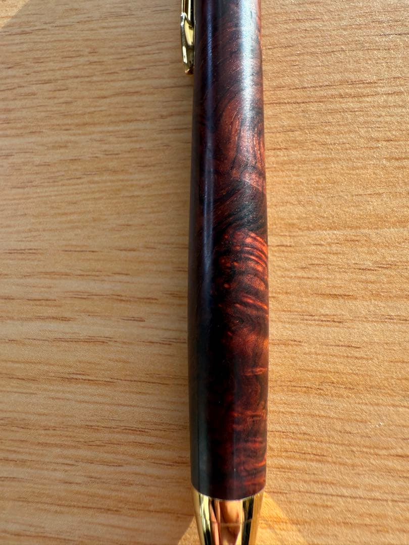 YkU工房 ココボロ瘤杢 木軸シャープペン 0.5mm