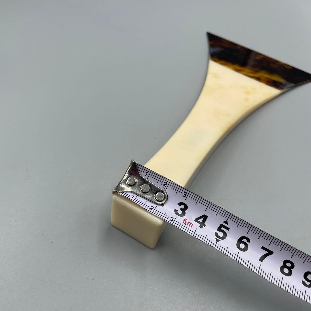 239ヴィンテージ 天然素材 三味線バチ 重さ約114g