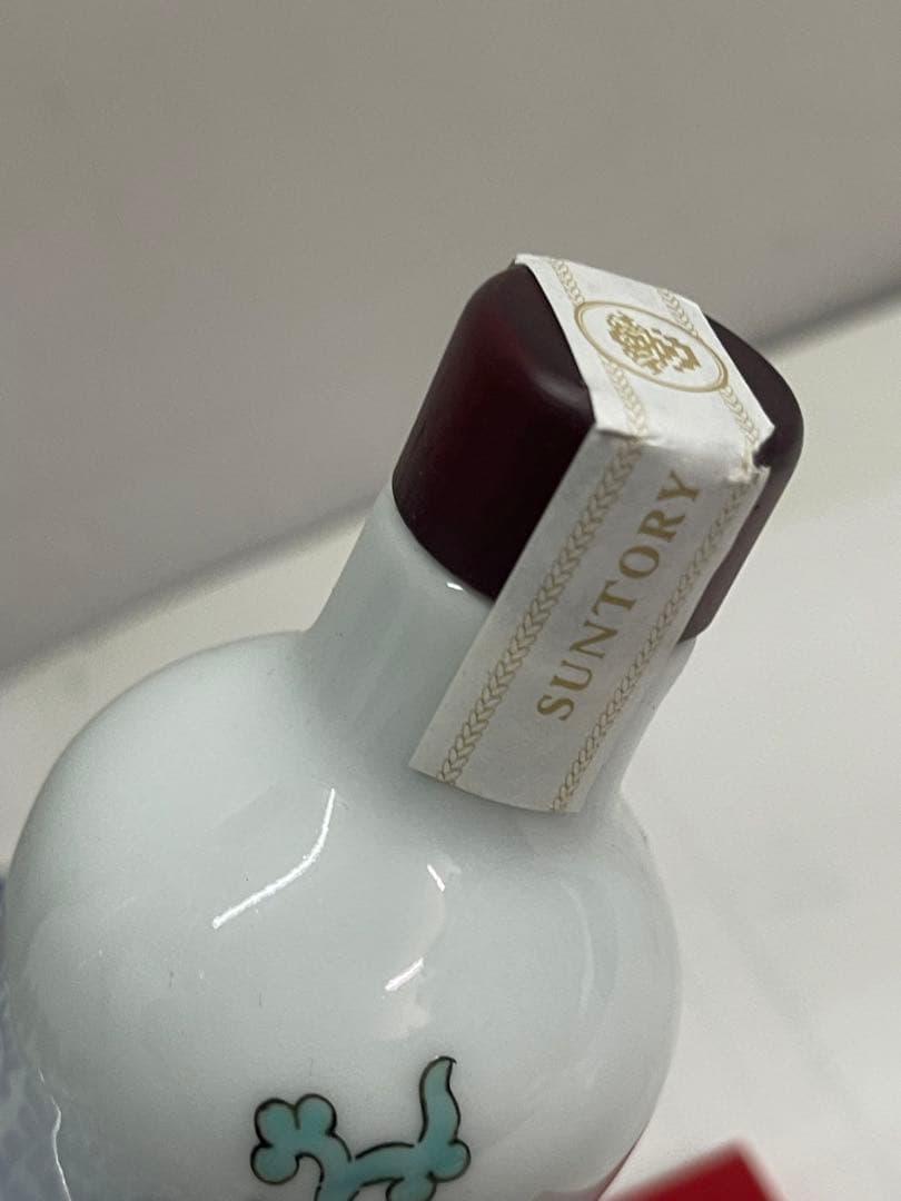 未開栓 サントリー 22年 ウイスキー 有田焼 染錦福寿文乳首徳利瓶