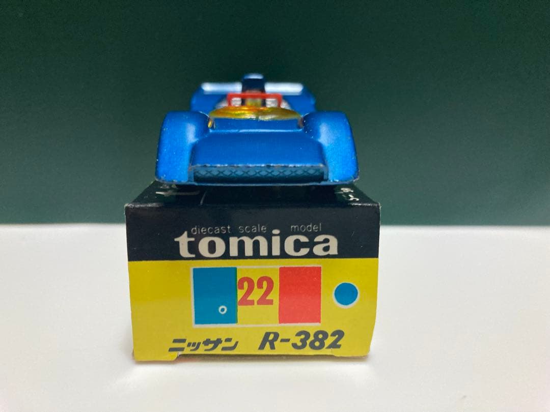 トミカ　No.22-1-1日本製　ニッサン　R-382 青色指定箱　入手難易度A
