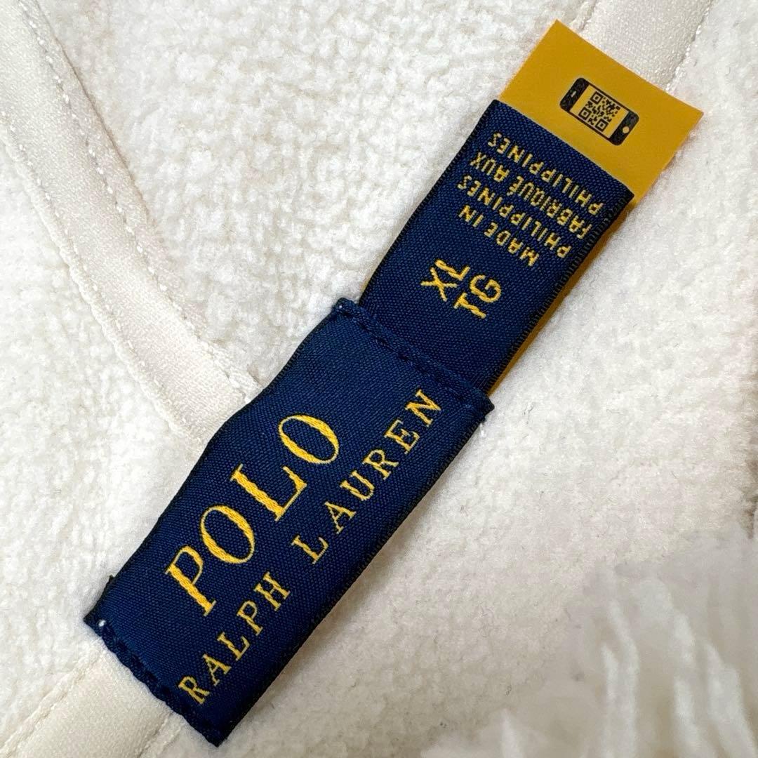 ✨美品・XL✨ラルフローレン　ボアパーカー　プルオーバー　ビッグポニー刺繍　現行