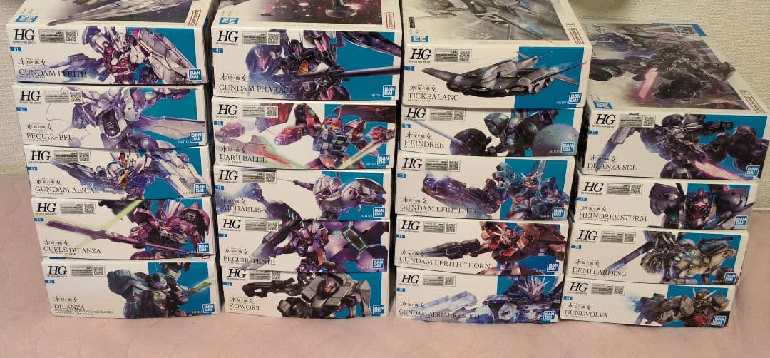 機動戦士ガンダム　水星の魔女　ガンプラ　HG 19点セット 機動戦士ガンダム 水星の魔女 ガンプラ HG 19点セット