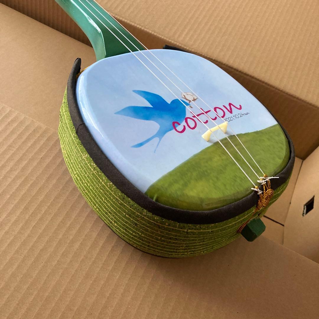 パステルカラー（緑）の三線（戻らないカラクイ付き） パステルカラー（緑）の三線（戻らないカラクイ付き） むどぅらん