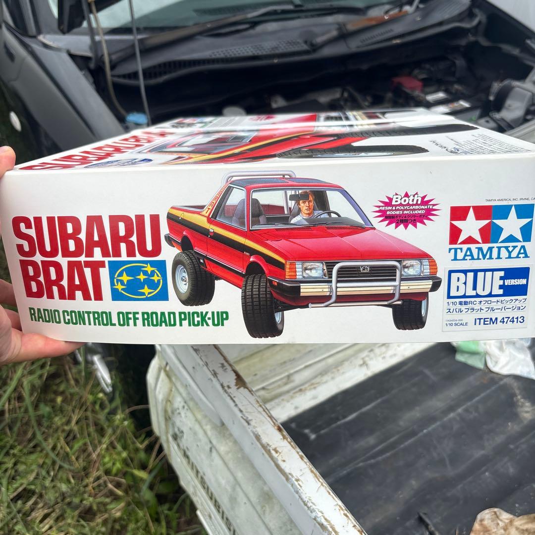 TAMIYA 1/10 スバル ブラット　ブルーバージョン