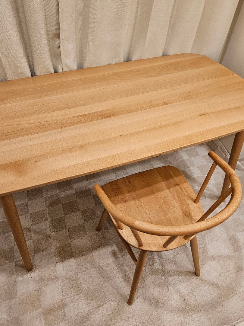 無印良品　ブナ材テーブル　150cm