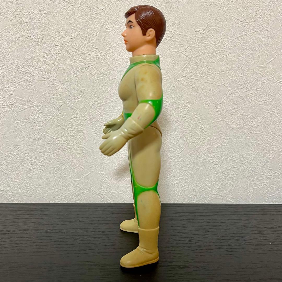 昭*き様 当時物　ブルマァク　ミラーマン　ソフビ　スタンダードサイズ　面取れ　マ