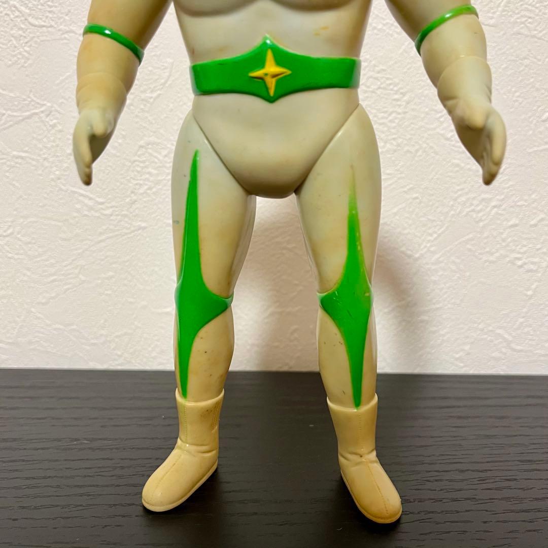 昭*き様 当時物 ブルマァク ミラーマン ソフビ スタンダードサイズ 面