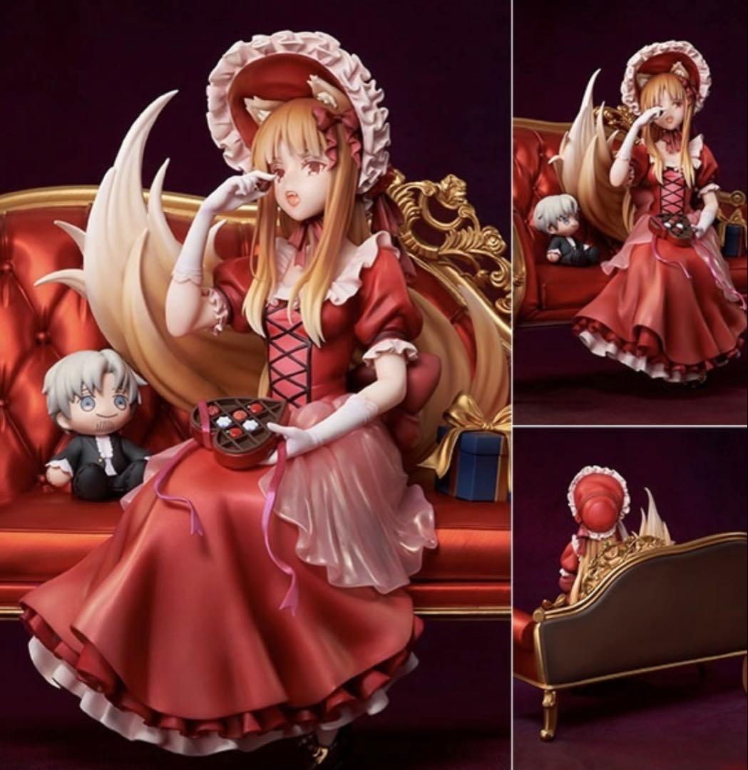 狼と香辛料 ホロ バレンタインVer. 1/7 完成品フィギュア 特典 色紙付き Amazon.co.jp: 『狼と香辛料』ホロVer. 1/7スケール PVC&ABS製 塗装