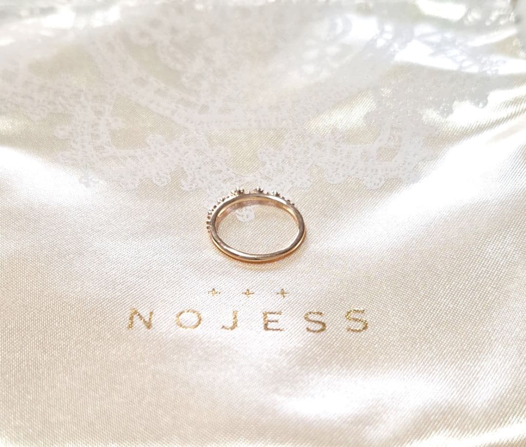 NOJESS ノジェス K10 YG イエローゴールド ピンキーリング 2号