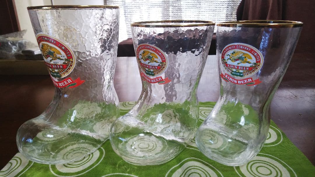 ③ KIRIN 希少品 キリンビール 麒麟 ブーツ型 タンブラー