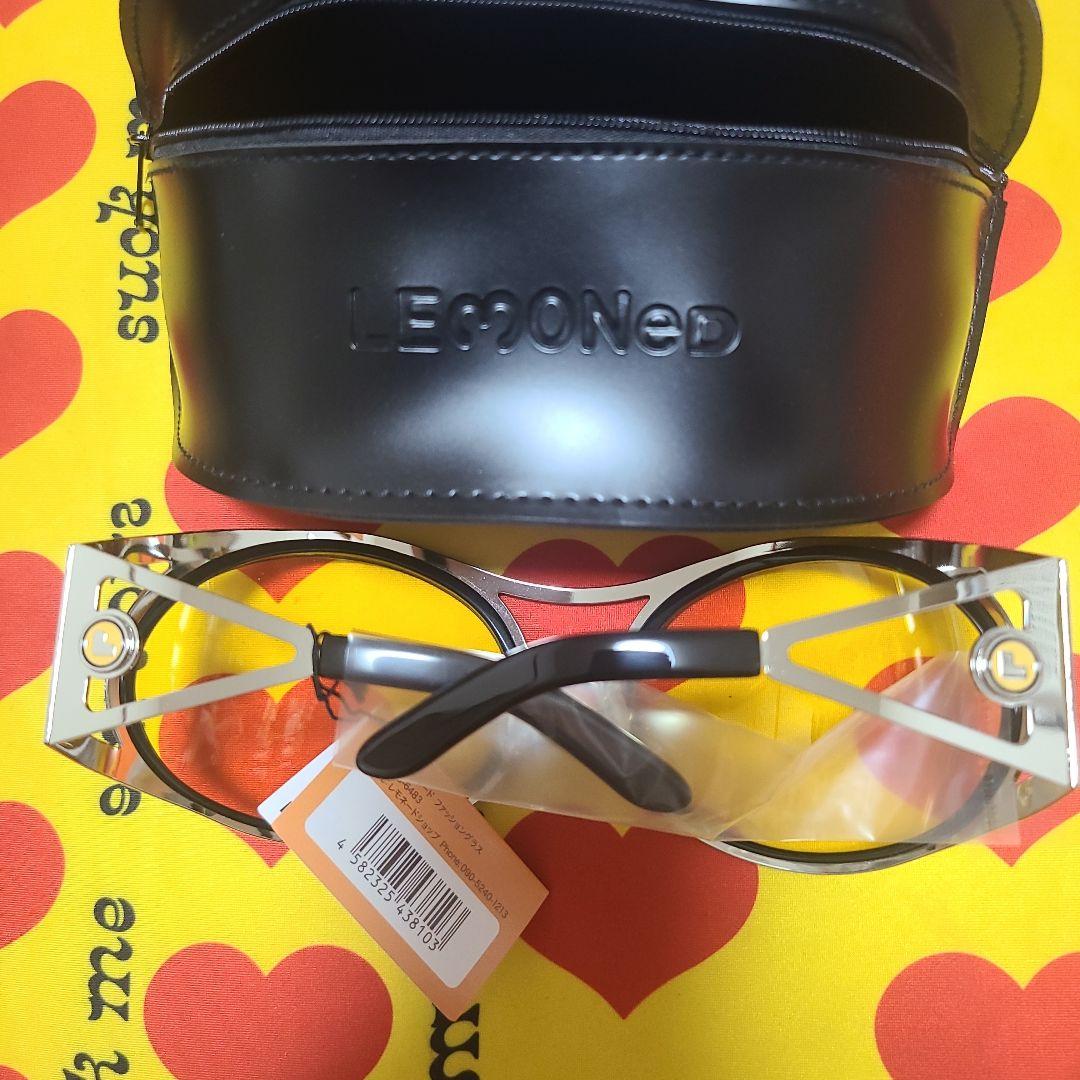 LEMOONed イエローレンズ サングラス ケース付き