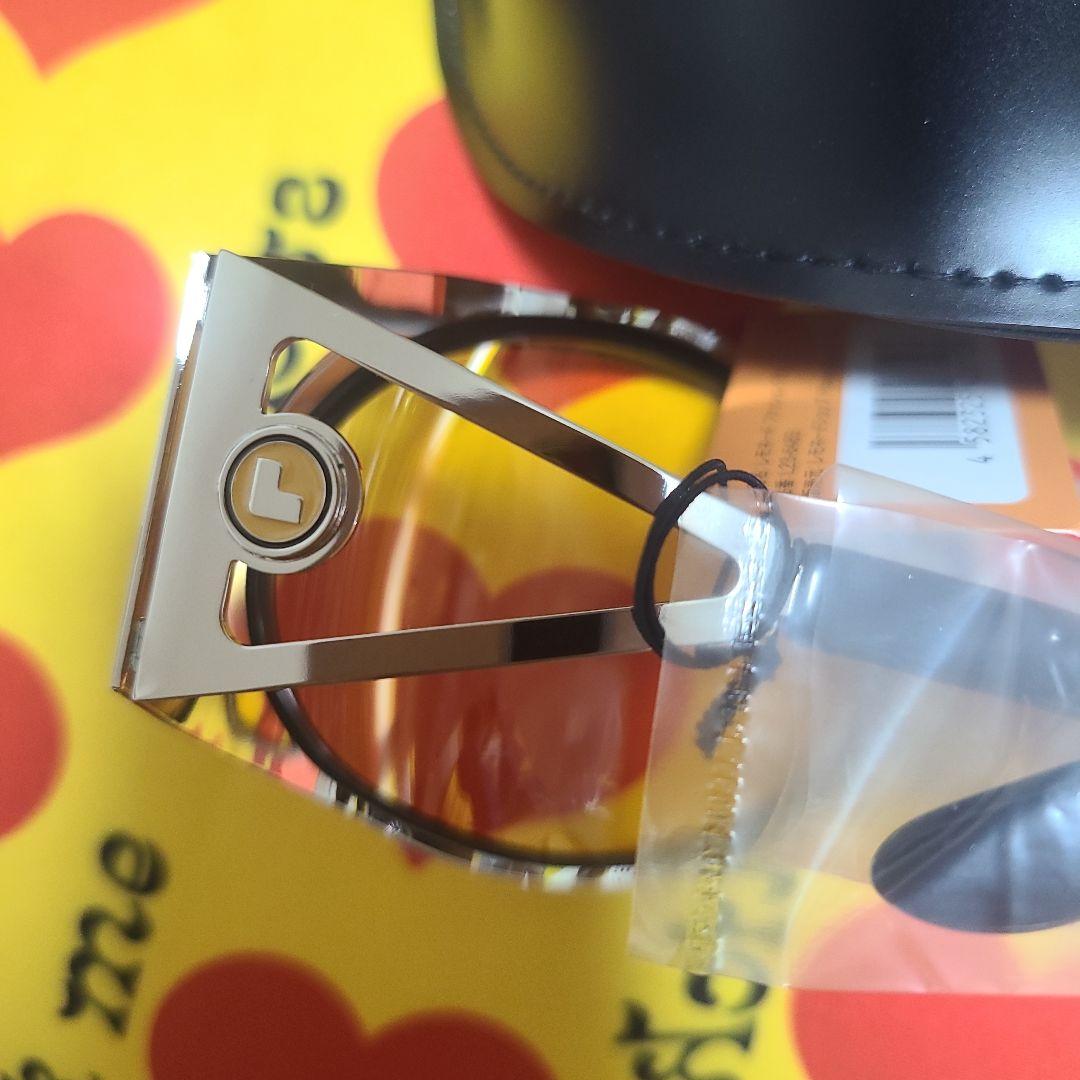 LEMOONed イエローレンズ サングラス ケース付き