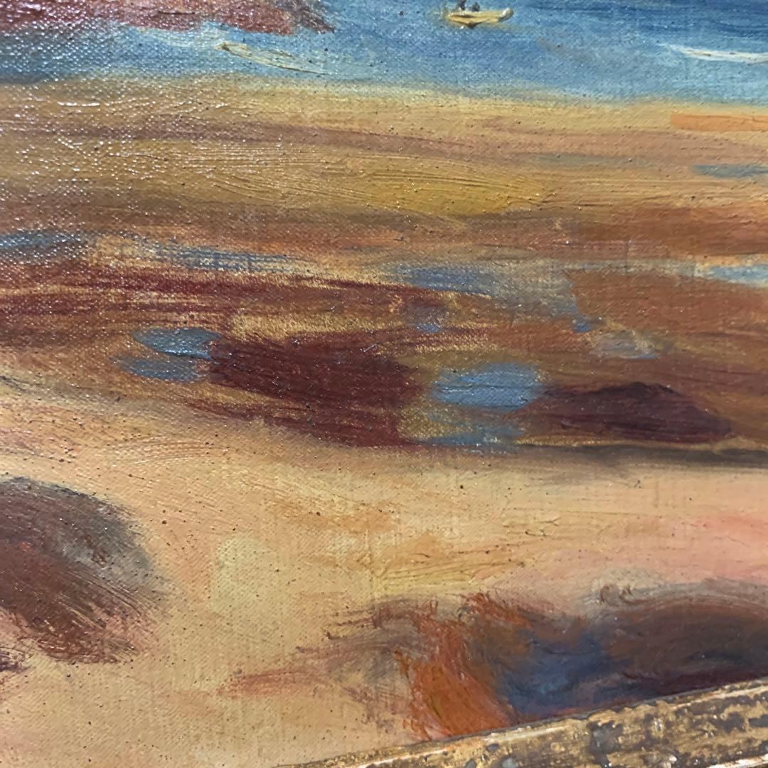 正宗得三郎 「風景」 油彩画　8号