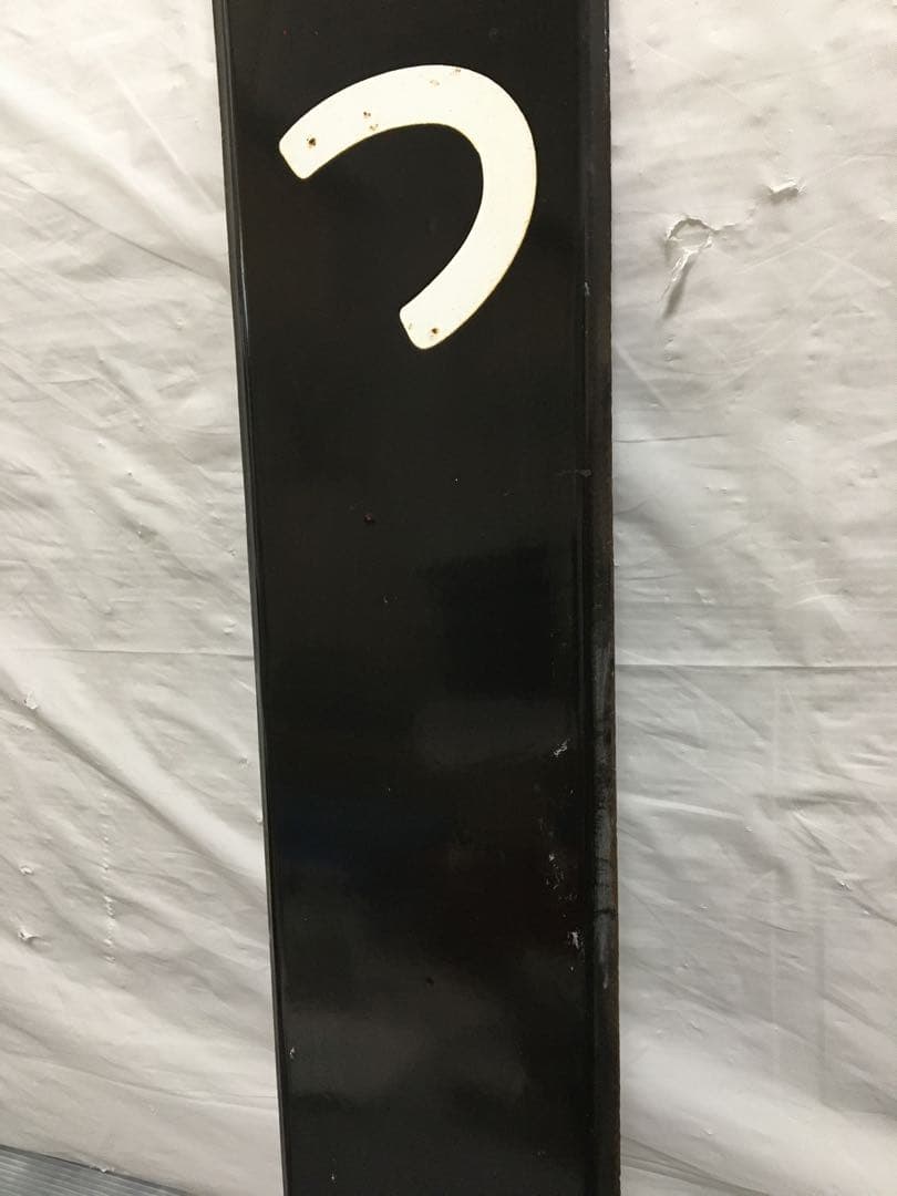 鉄道　ホーロー看板　つが　都賀　電車　駅看板　　国鉄？