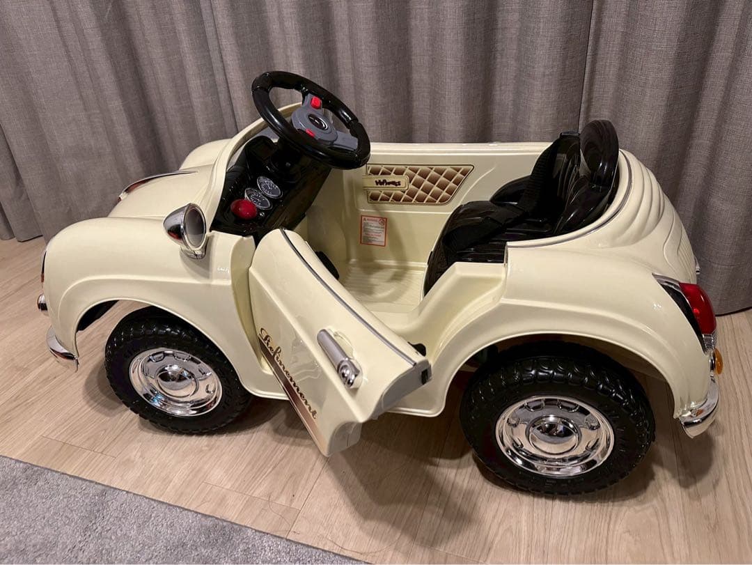 【装飾花＆カゴ付き】電動乗用ラジコンカー　結婚式　リングガール　リングボーイ