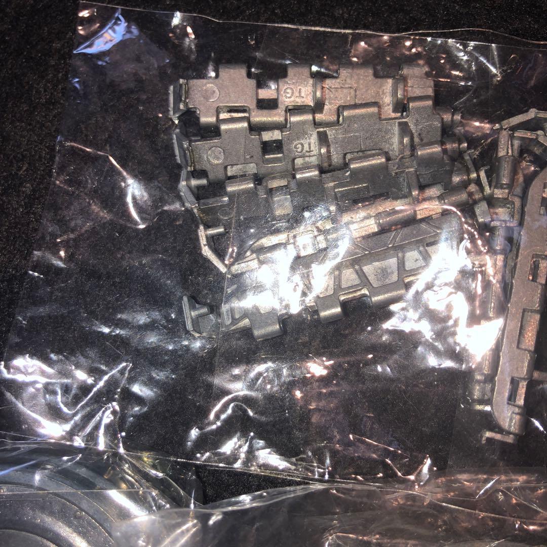 タミヤ1/16タイガー1型戦車用メタル転輪、その他メタルパーツ