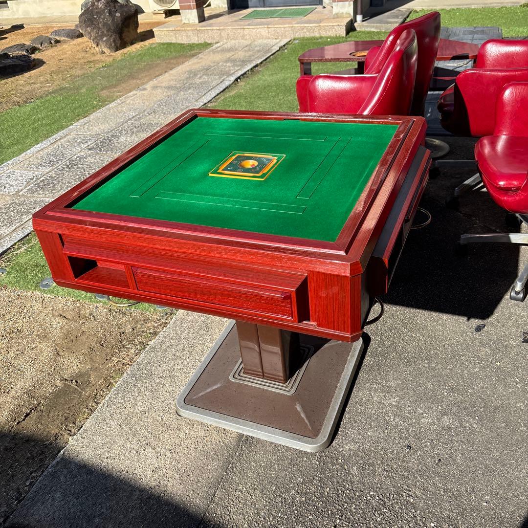 マツオカ センチュリーNEXT 全自動麻雀卓（ジャンク）　椅子4脚セット