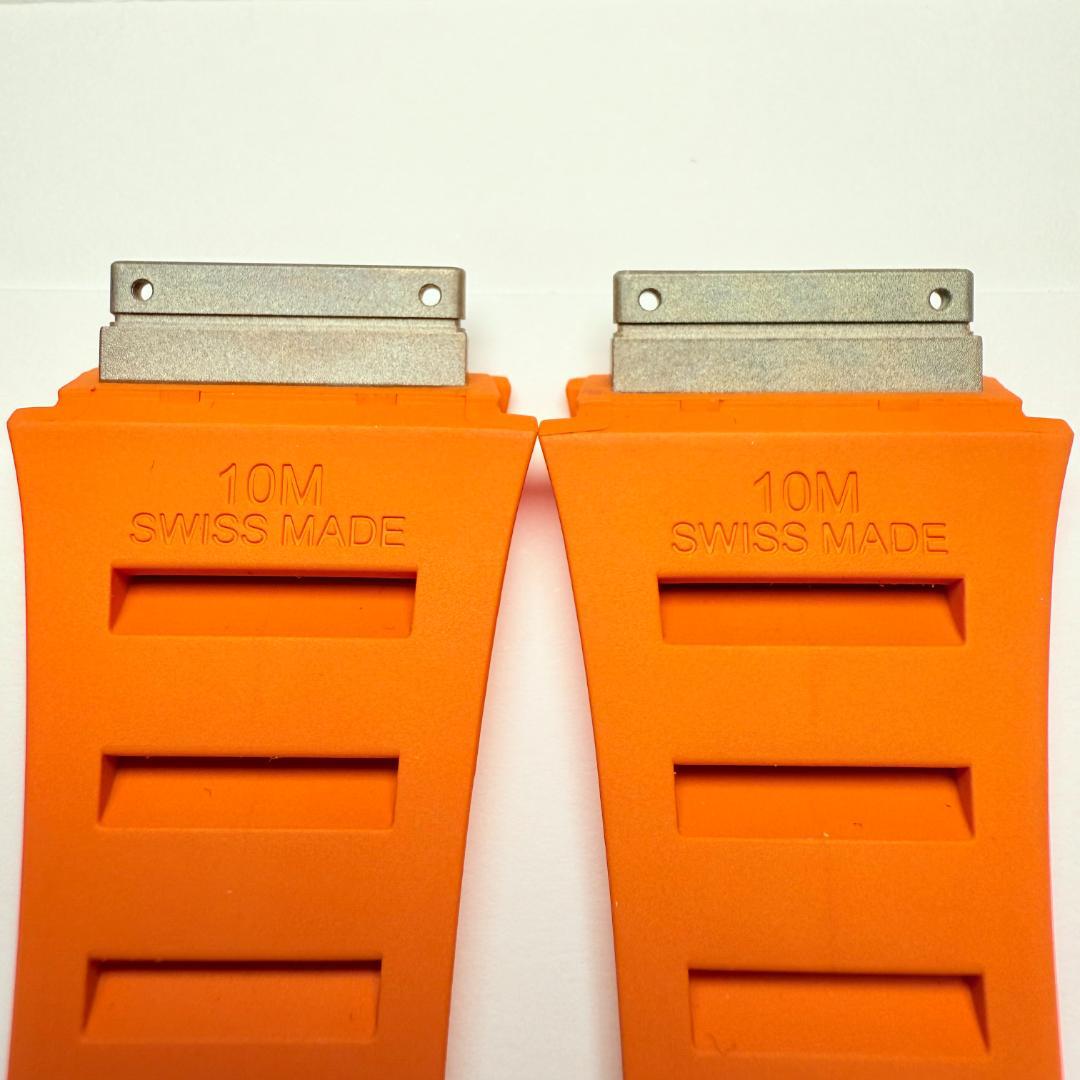 リシャールミル ラバーストラップ ベルト RM10 STRAP ORANGE M