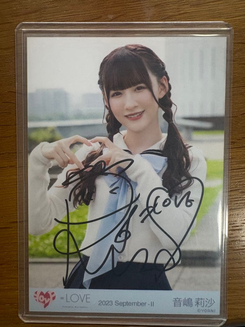 イコラブ 音嶋莉沙 生写真 直筆 - メルカリ