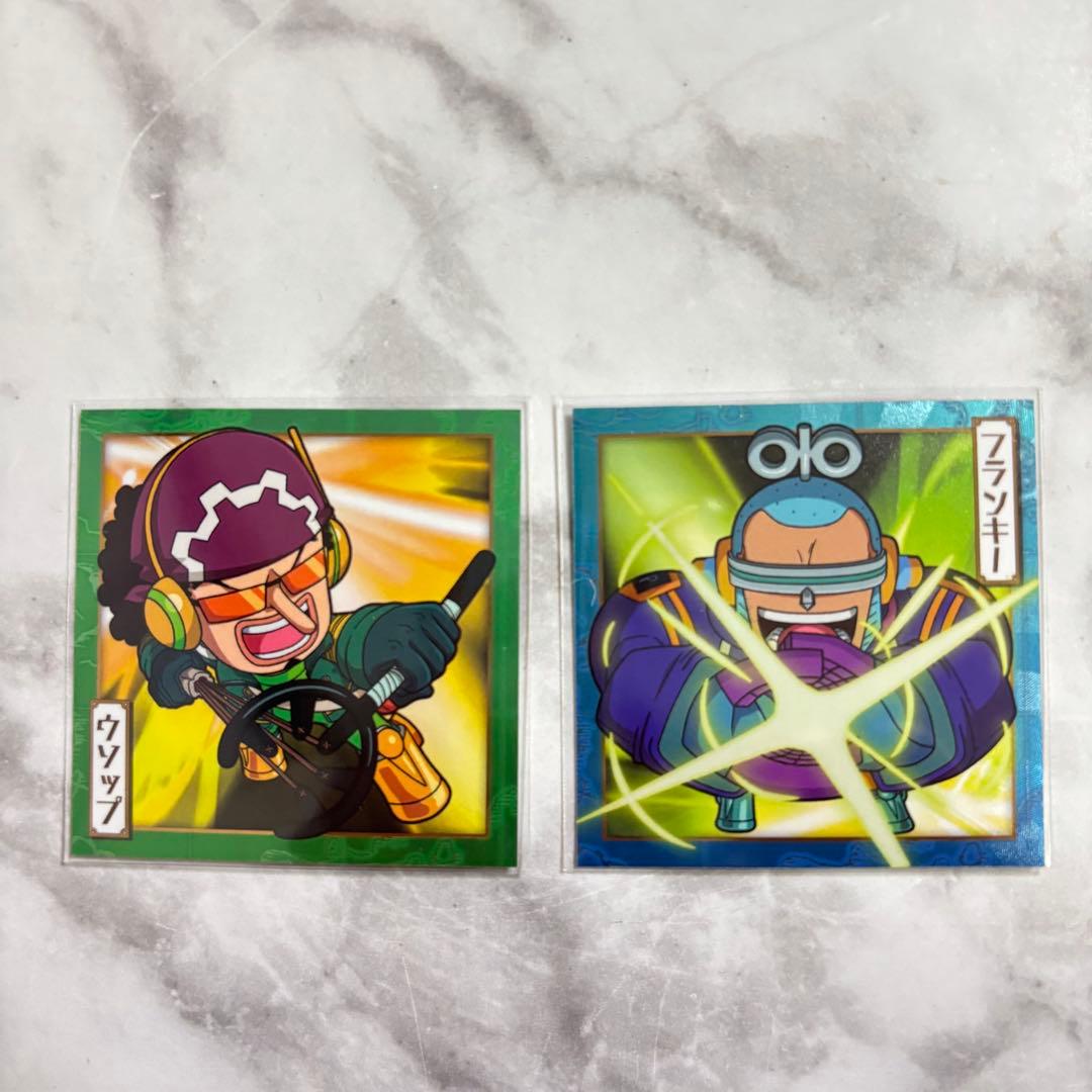 ワンピース ウソップ フランキー ステッカー 2枚セット - メルカリ