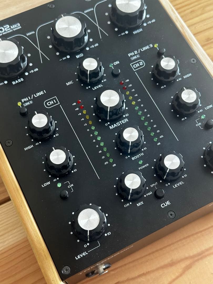 未使用！Omnitronic TRM-202 MK3 2chロータリーミキサー