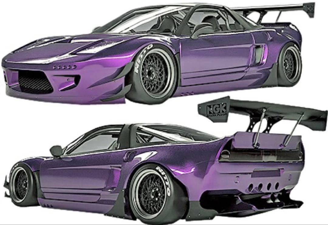 【貴重】RC 1/10 ドリフト ボディ NSX NA1 ロケットバニー