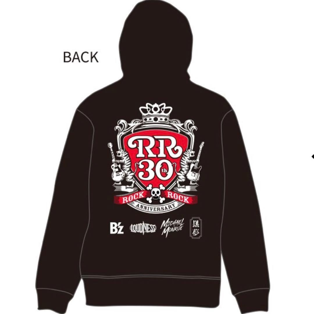 Rock Beyond 30th ジップフーディ　XL パーカー　B'z 黒夢