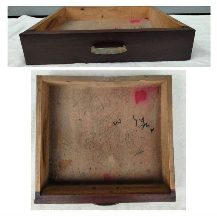 文机 昭和レトロ アンティーク 座卓 引き出し付机 ローテーブル 古民家家具