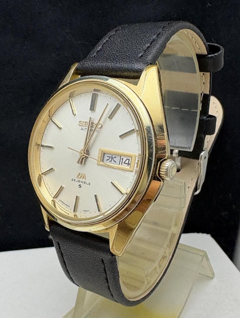 873/稼働 セイコー LM ロードマチック 5606-7190 自動巻