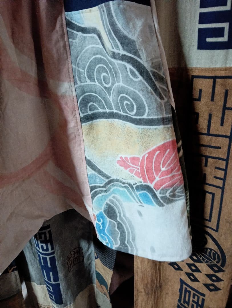 ★専用★鯉のぼりのサルエルパンツ★柿渋染★