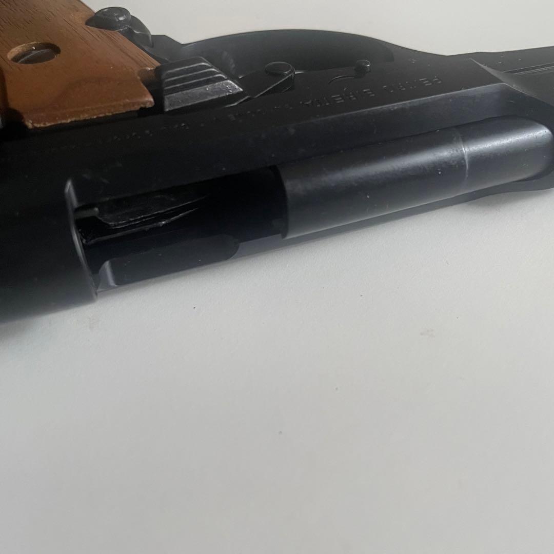 ［送料込］マルシン　モデルガン　M84 マットブラック　木製グリップ仕様