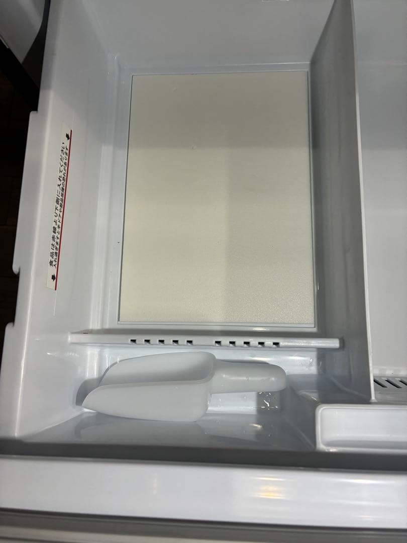 三菱　ダークブラウン 3ドア冷蔵庫