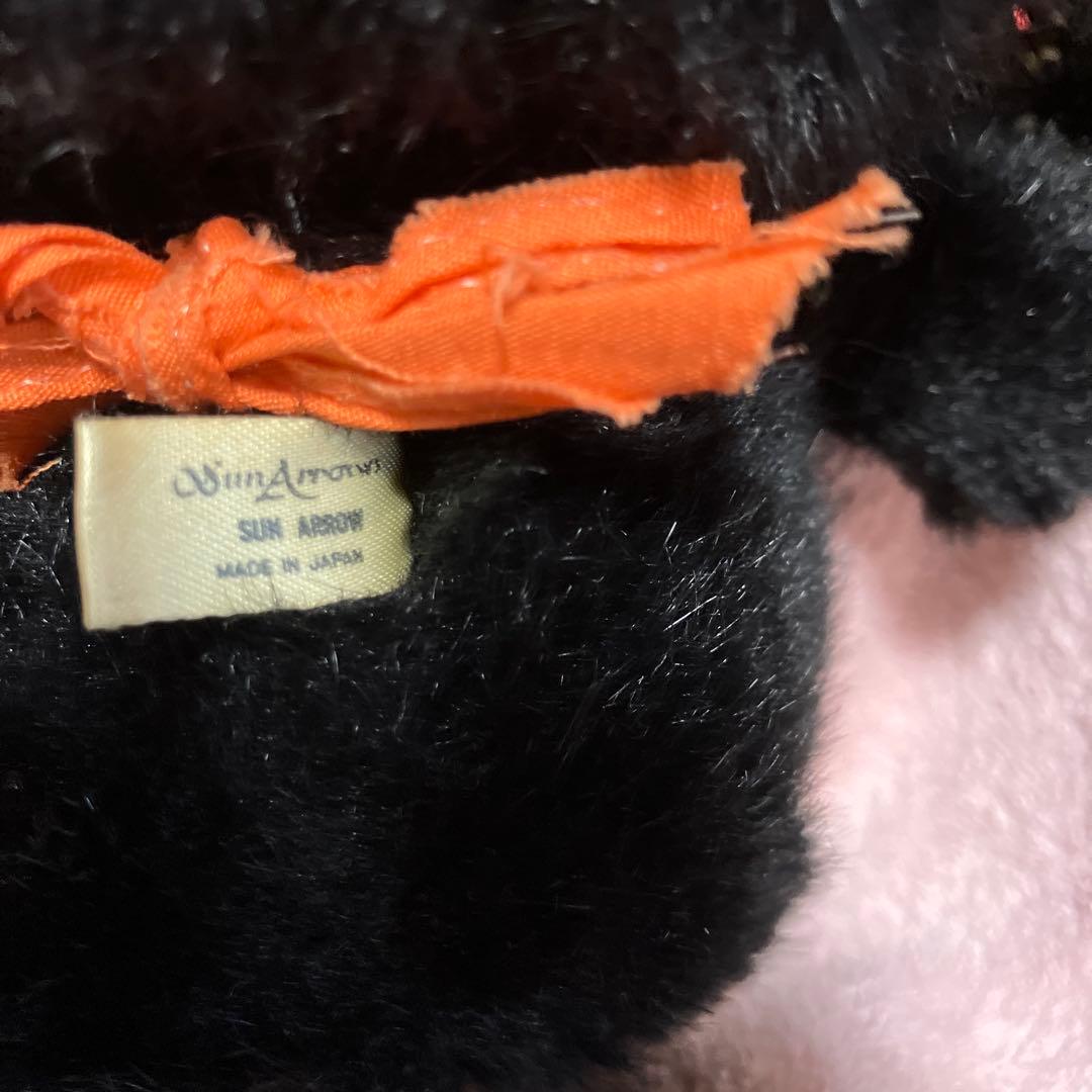 昭和レトロ　人形　ぬいぐるみ　ニャンコフ　猫　黒猫　指しゃぶり　モンチッチ