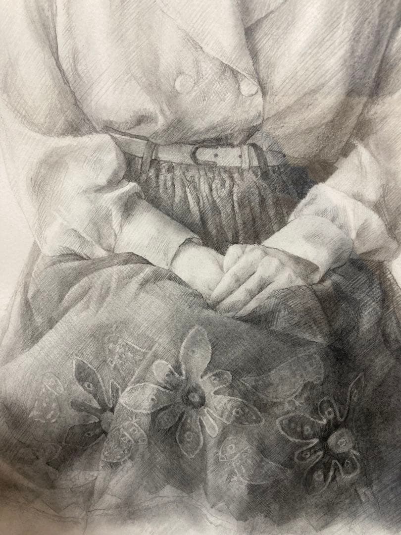 特別出品】木原和敏 デッサン 直筆サイン 真筆 美人画 リアリズム 写実