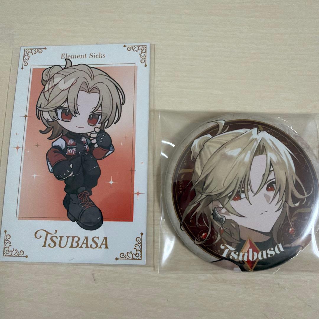 Element Sicks EL6 ツバサ 缶バッジ トレカ 2点セット - メルカリ