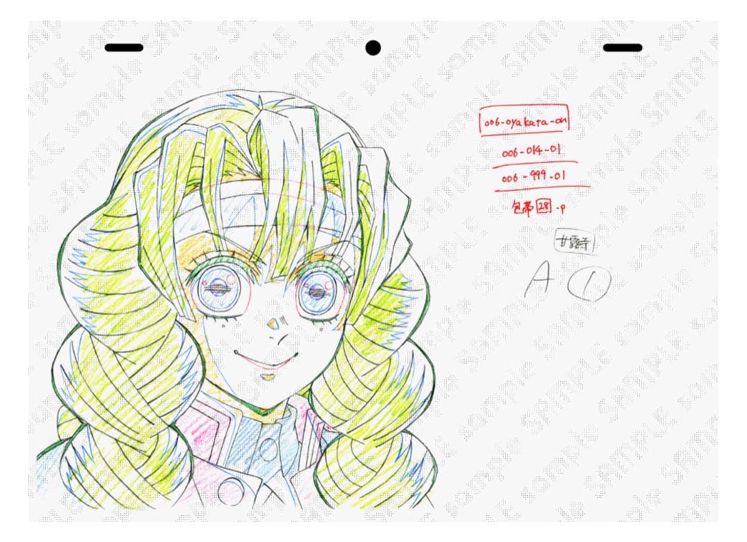 鬼滅の刃 DVD 特典 複製原画 2セット 義勇 実弥 無一郎 小芭内 蜜璃