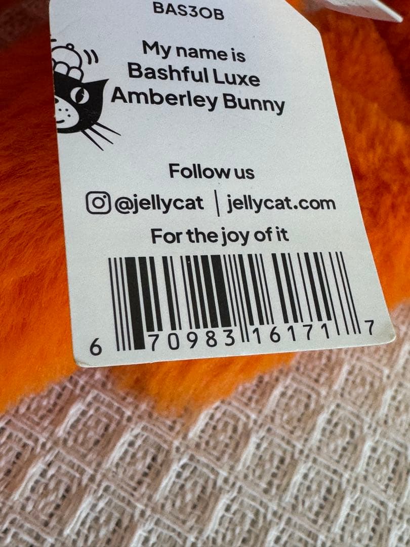  Bashful Luxe AmberleyBunnyぬいぐるみ