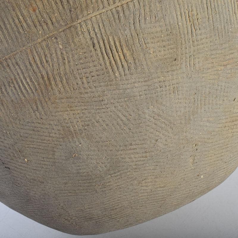 時代古陶磁　珠洲焼　古珠洲須恵器　線文壷　V　R9475H