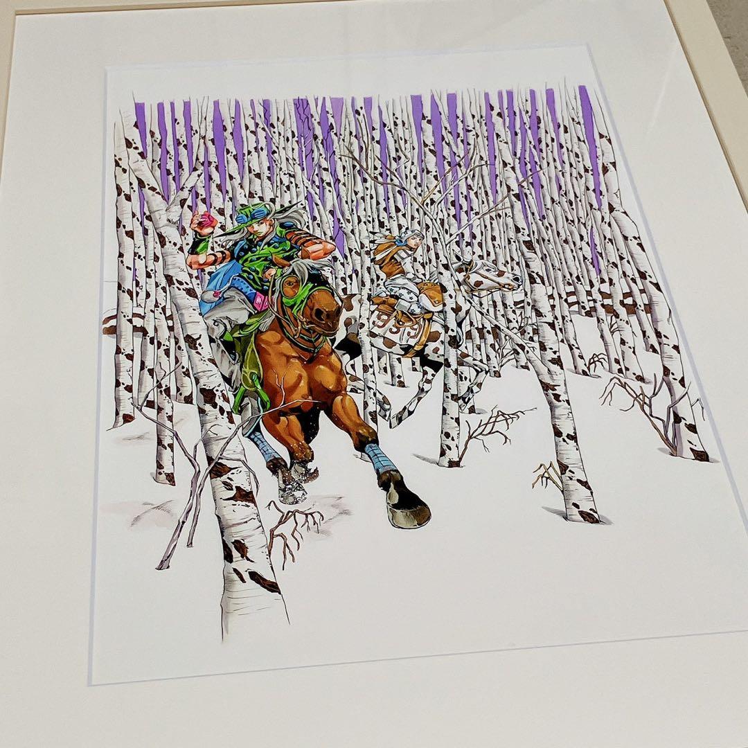ジョジョ展　複製原画　スティールボールラン　　ジャイロ　ジョニィ