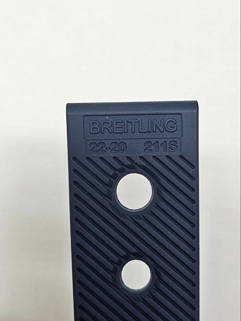 三太郎 ブライトリング ラバーベルト ネイビー 時計 22-20 純正品