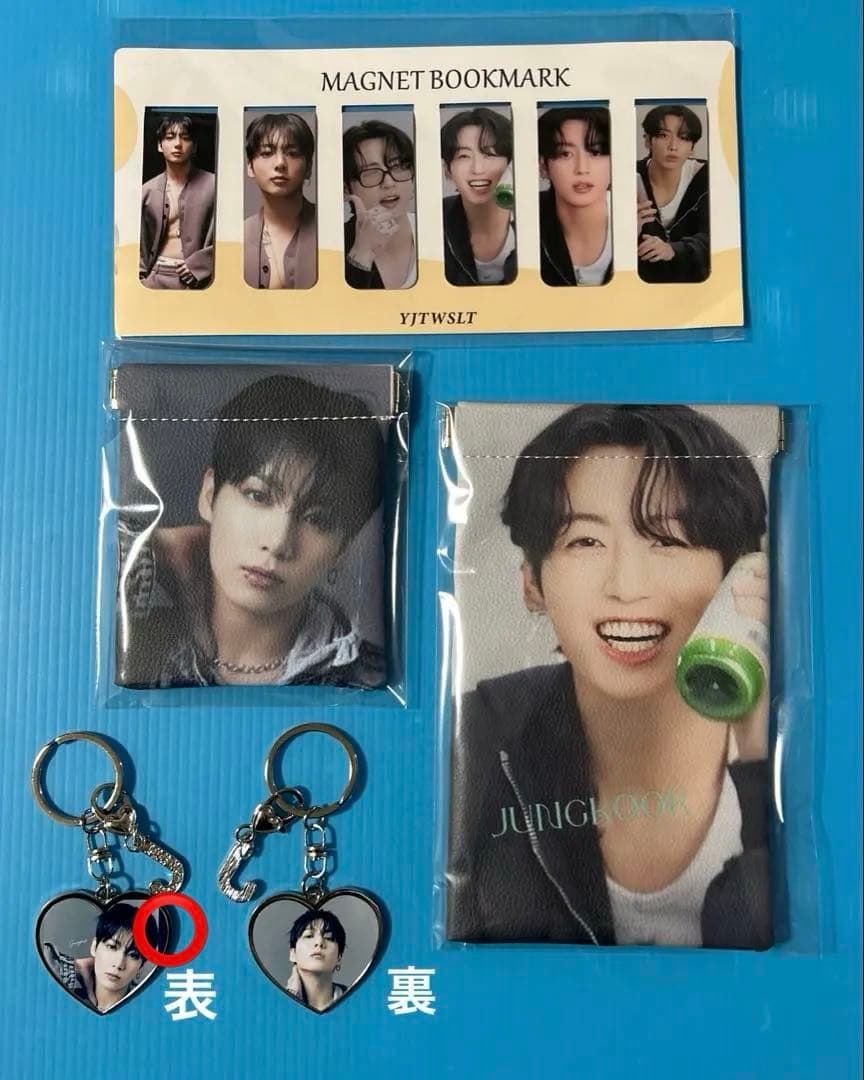BTS Jungkook ロングステッカー・フィルムブックマーク・ましかくフォト