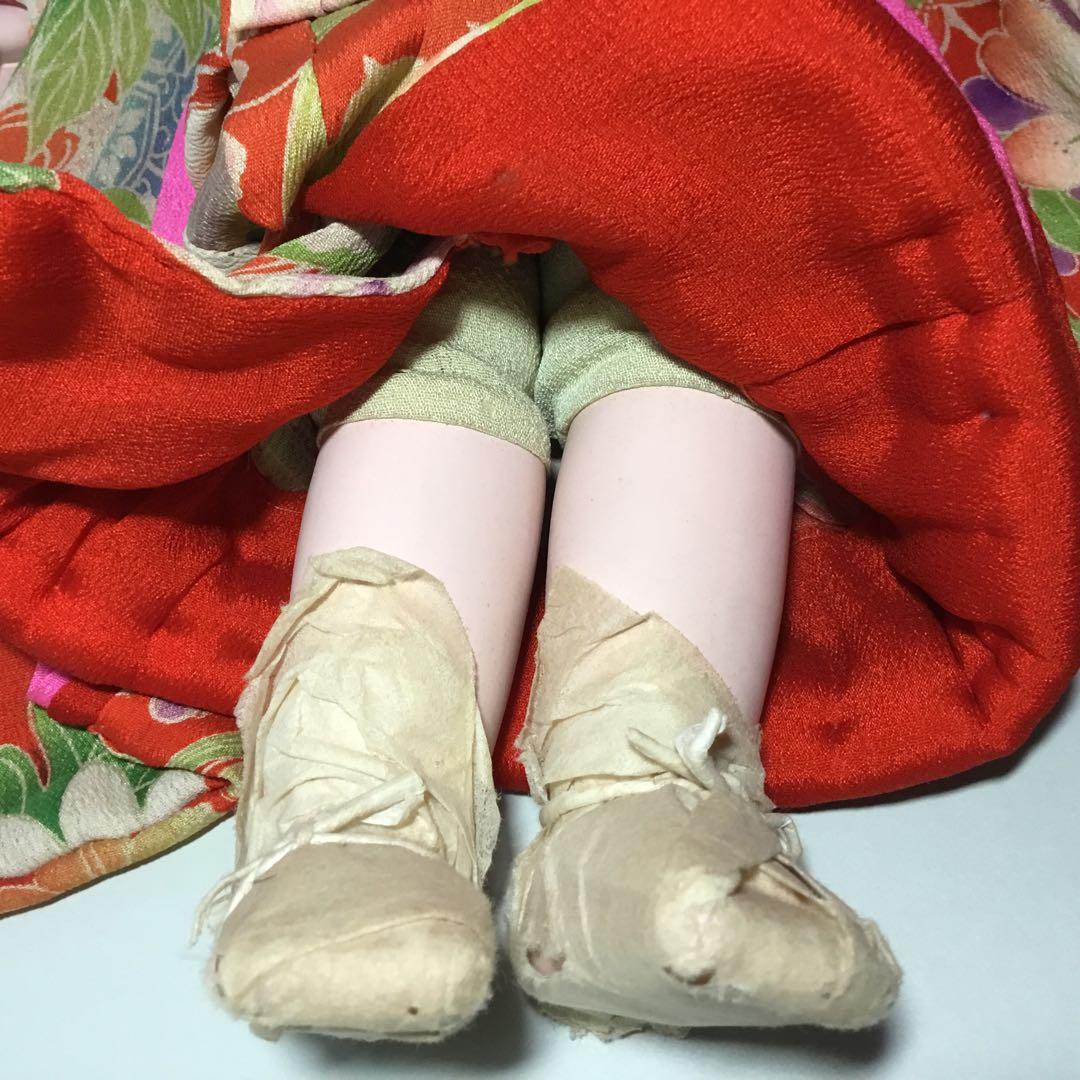 市松人形◇昭和初期 女の子◇人毛 日本人形 アンティーク 大正ロマン