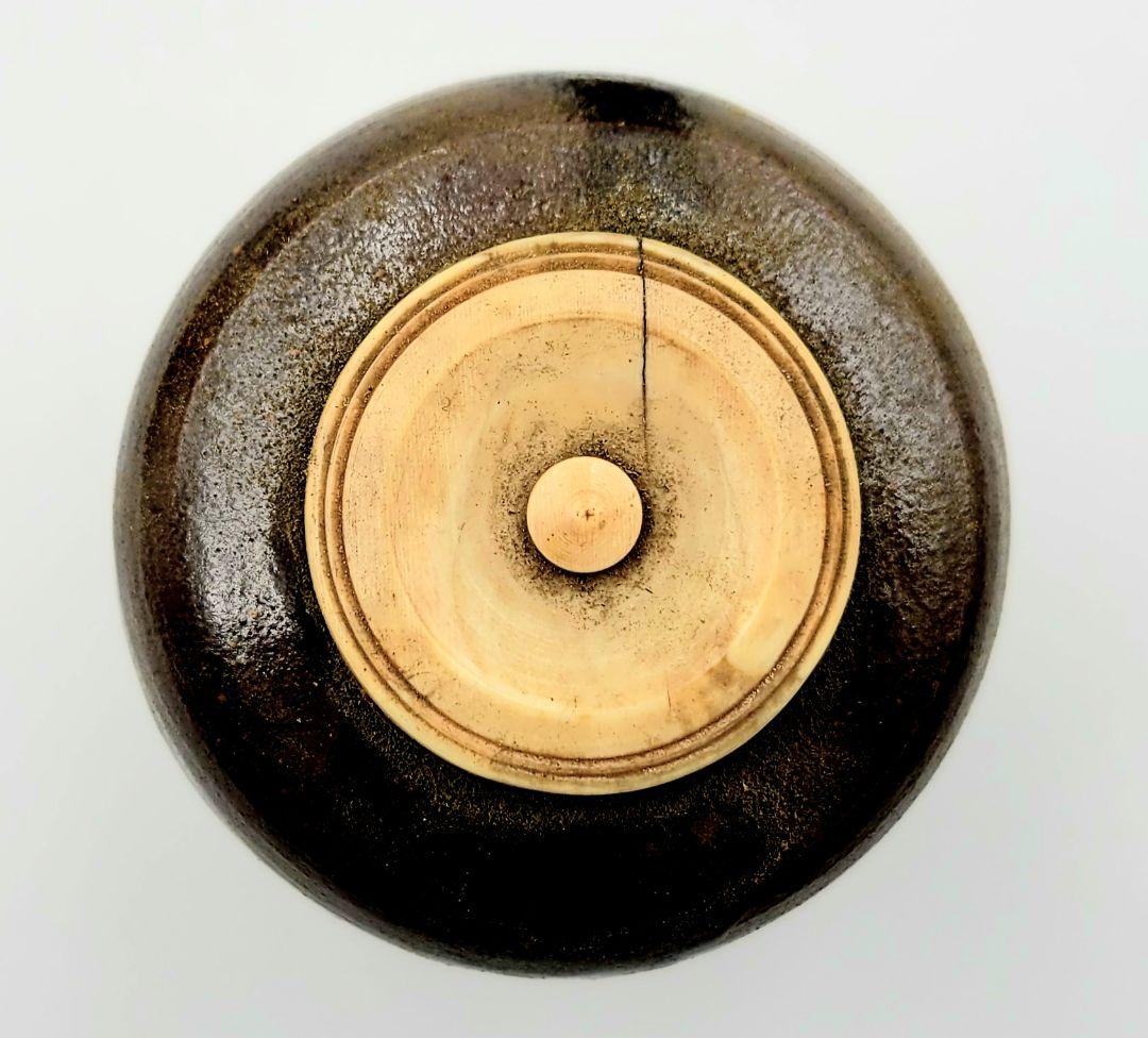 茶道具　時代物　瀬戸焼　茶入　時代仕服　合わせ箱、美術品