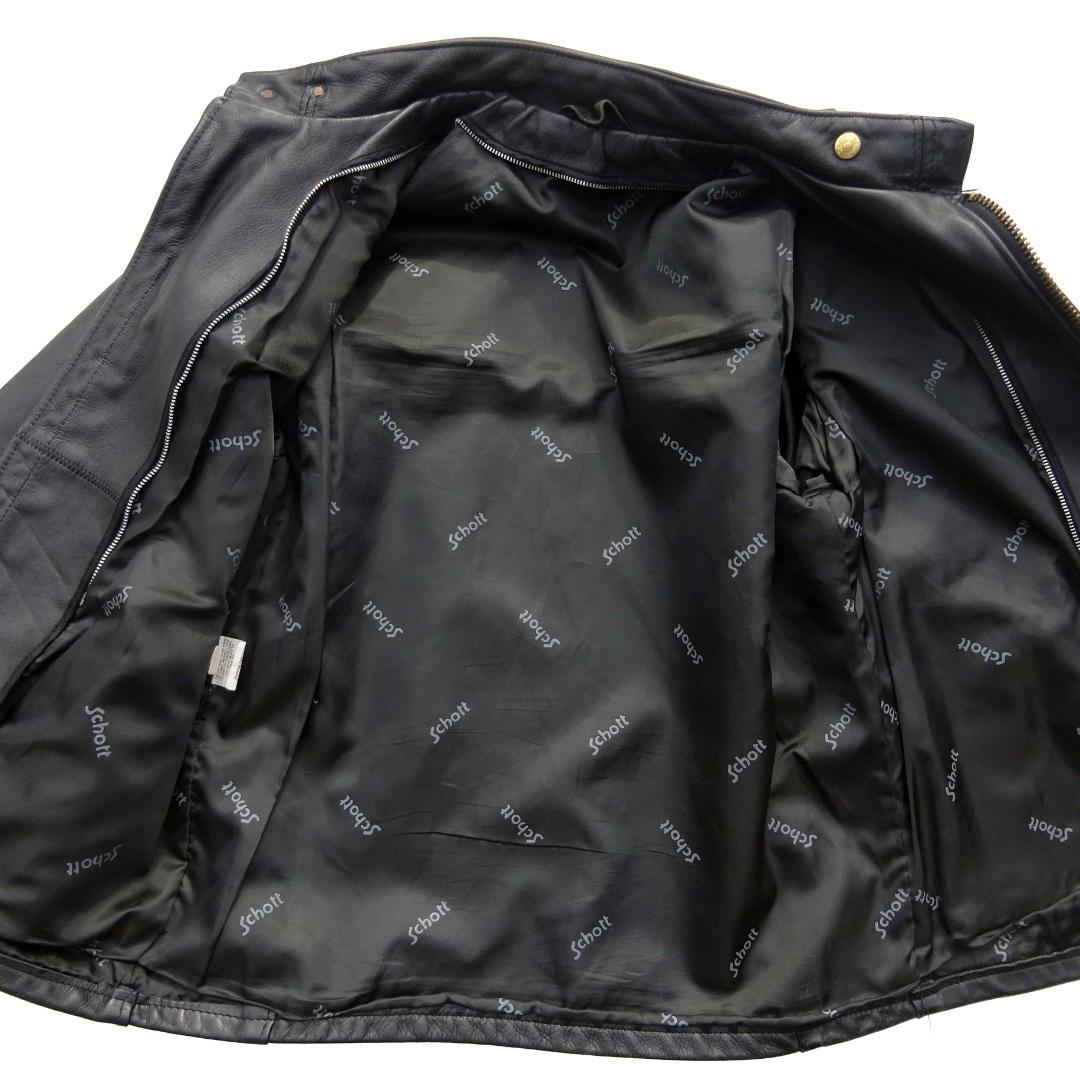 最新ファッション - 米国製Schottショット/立襟シングルライダース641