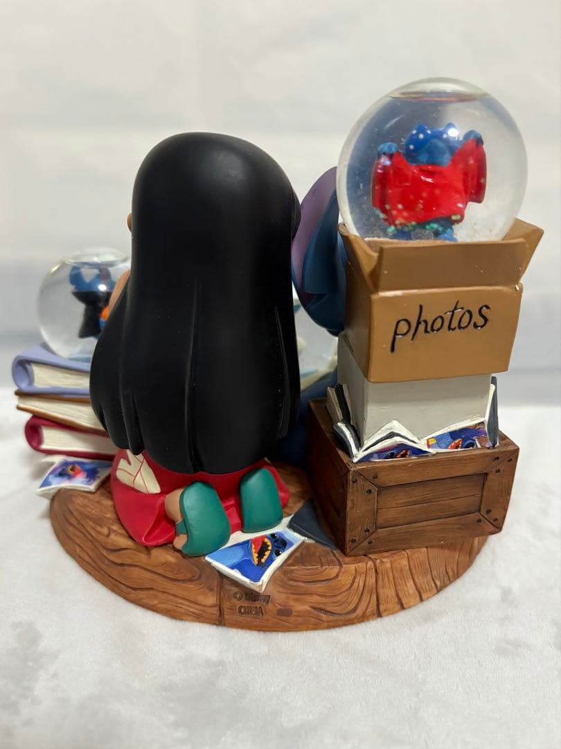 Kartoon★リロ＆スティッチ Dオークション500限定スノーグローブ