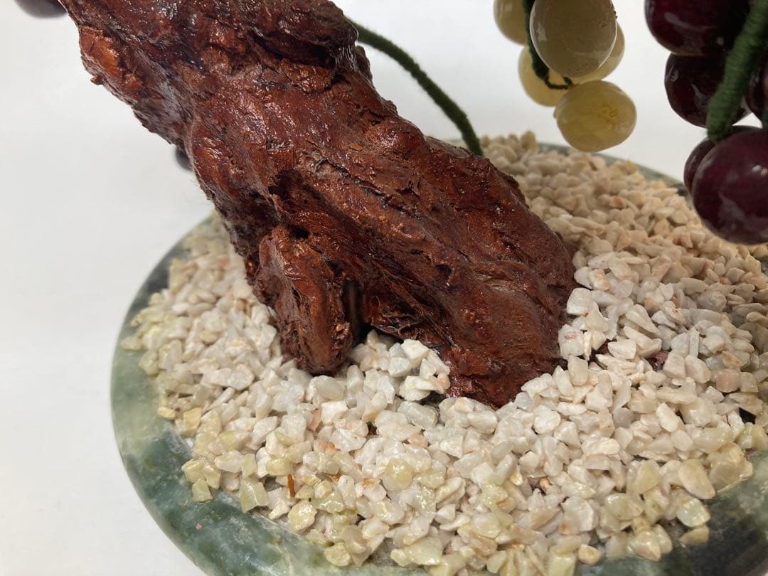 中国美術 天然石 玉石盆栽