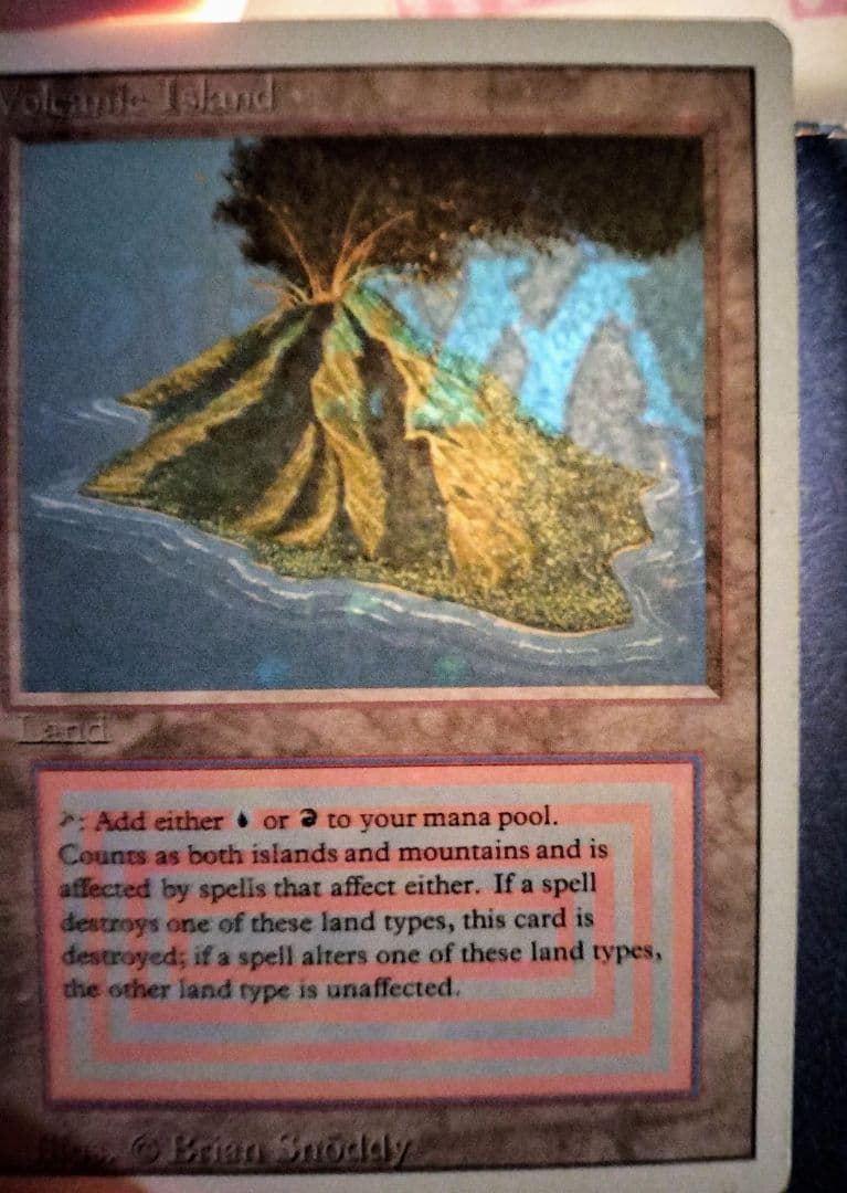 マジック・ザ・ギャザリング Volcanic Island ① 3ED 英語版 スケール